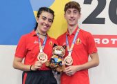 Los taekwondistas Dalia Santiago y Joel Martín, bronce continental en Rotterdam