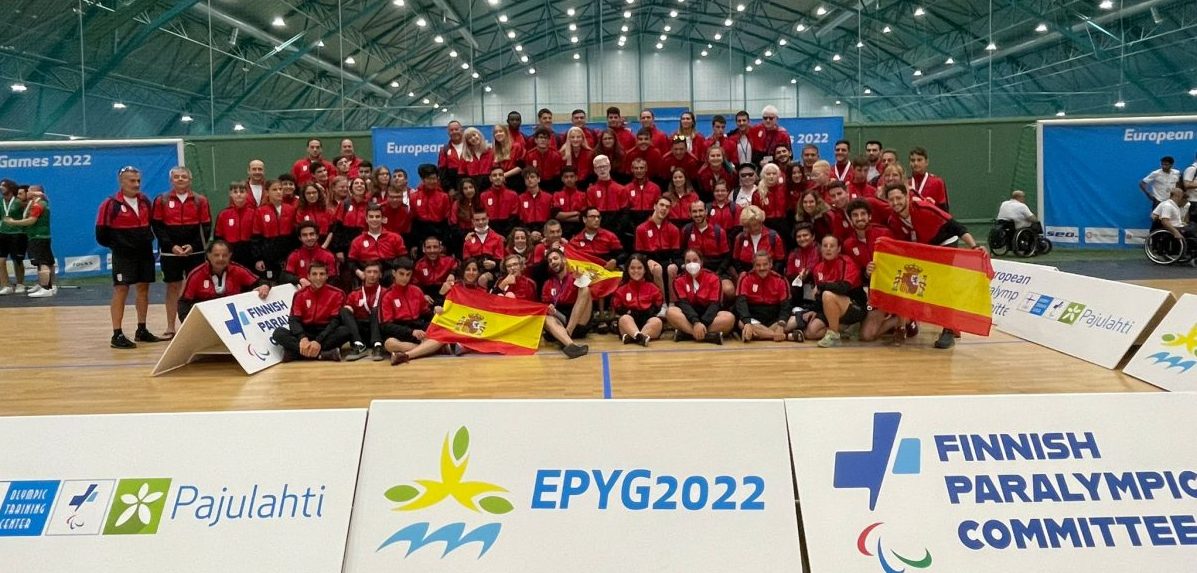 Equipo Español de los Juegos Europeos de la Juventud de deporte paralímpico. Fuente: CPE
