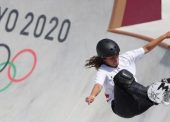 La skater Julia Benedetti, 16ª en Tokio