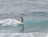 Ginger Caimi y Jon Garmendia, campeones de España en Longboard oleaje 2024