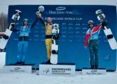 Lucas Eguibar, subcampeón del circuito de Copa del Mundo de Snowboardcross