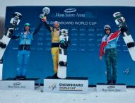 Lucas Eguibar, subcampeón del circuito de Copa del Mundo de Snowboardcross