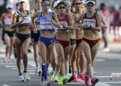 María Pérez roza la medalla en 20 km marcha 