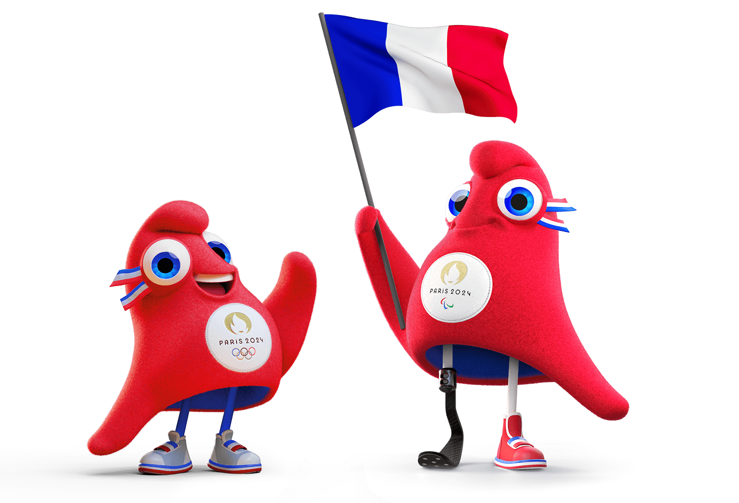 Mascotas de París 2024. Fuente: Comité Organizador.