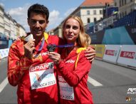 Miguel Ángel López y Raquel González, campeón y subcampeona de Europa de 35 km marcha