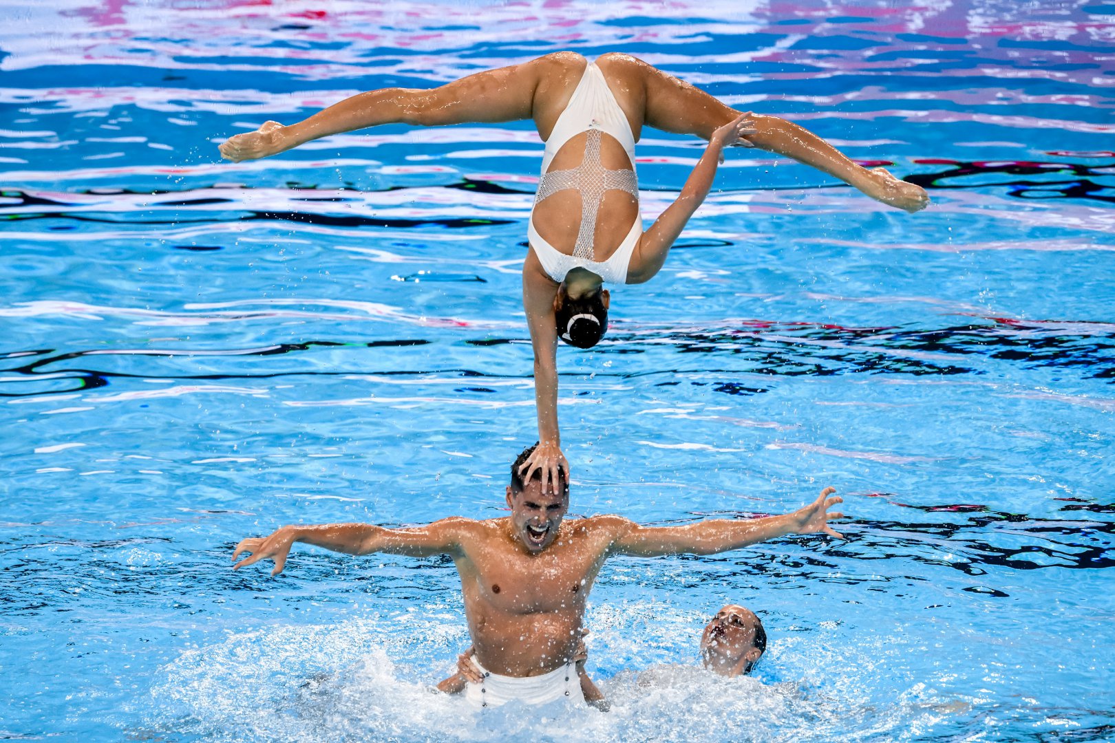 Selección Española de Natación Artística. Fuente: Giorgio Scala/DBM Deepbluemedia/Insidefoto/Rfen