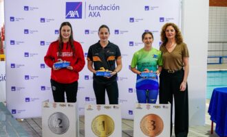 Triplete femenino en el Campeonato Axa de Promesas Paralímpicas de Natación