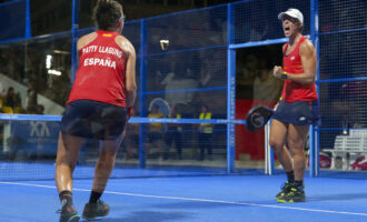 Sáinz y Llaguno, primer oro femenino del pádel en Taranto