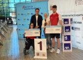 Delia Fontcuberta y Juan Ferrón ganan en la Liga AXA de Natación