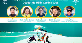 Javier Marcos, María Martín-Granizo, Audrey Pascual, Emilio Redondo y Higinio Rivero, listos para Milán-Cortina 2026