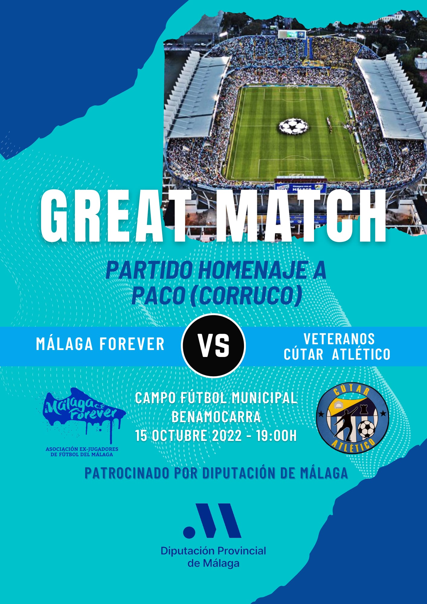 Cartel Torneo Diputación de Málaga. Fuente: AD