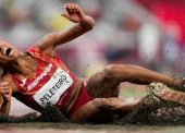 Ana Peleteiro, bronce en triple salto con récord de España