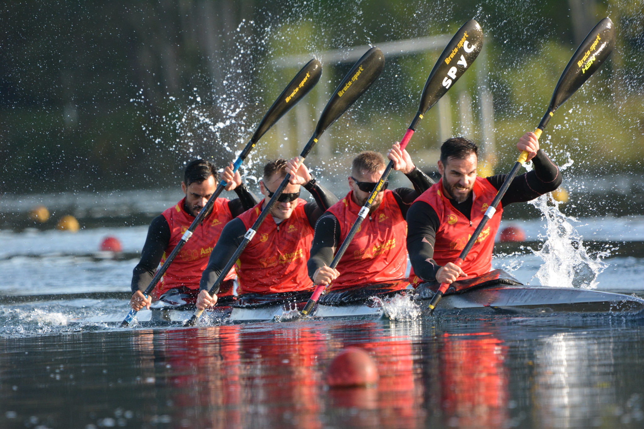 K4 equipos español. Fuente: Rfep