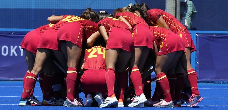 Las Redsticks en Tokyo 2020. Fuente: COE/RFEH