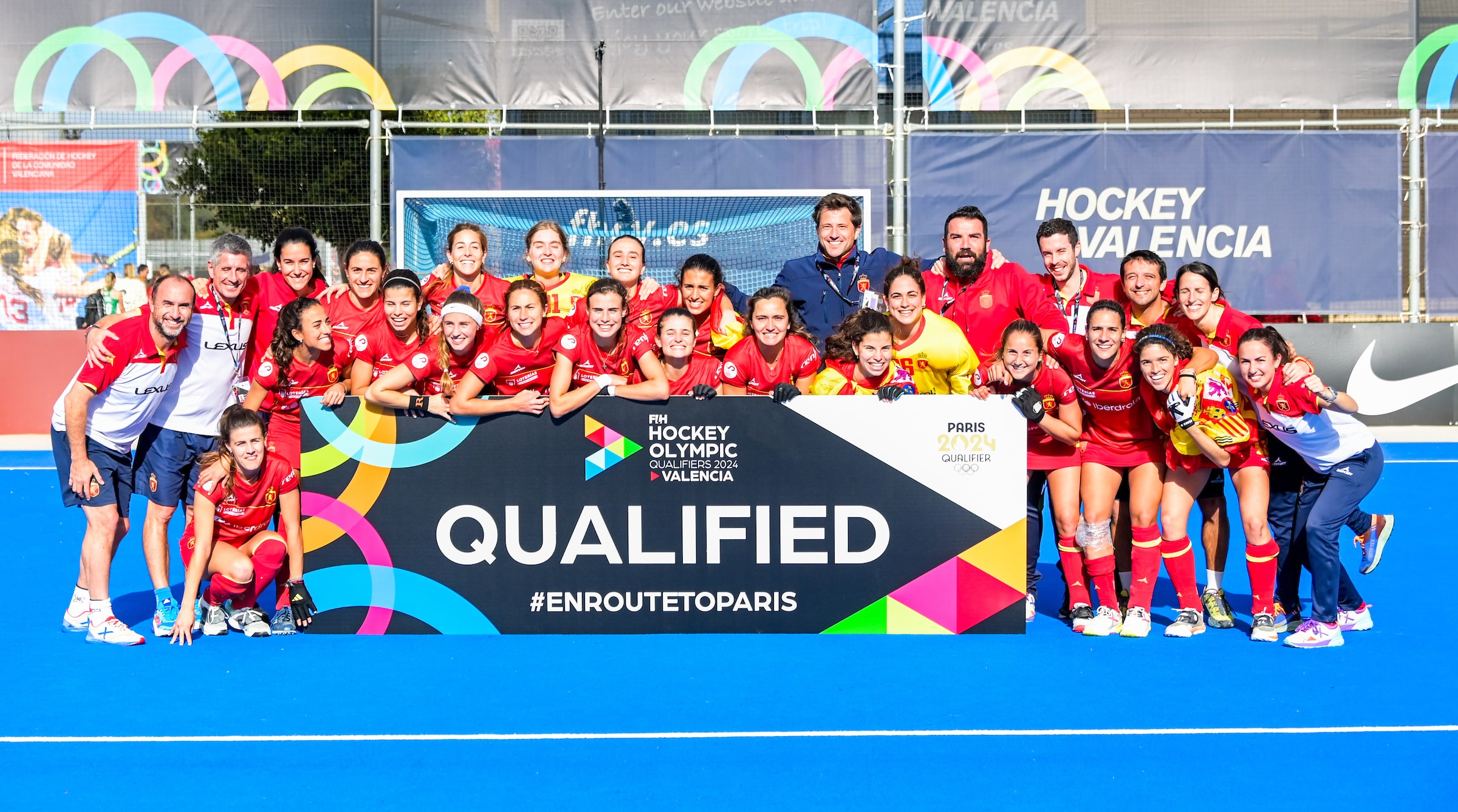 Selección Española Femenina de Hockey Hierba. Fuente: COE