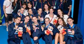 La natación artística española salpica 9 medallas en el Mundial de Singapur