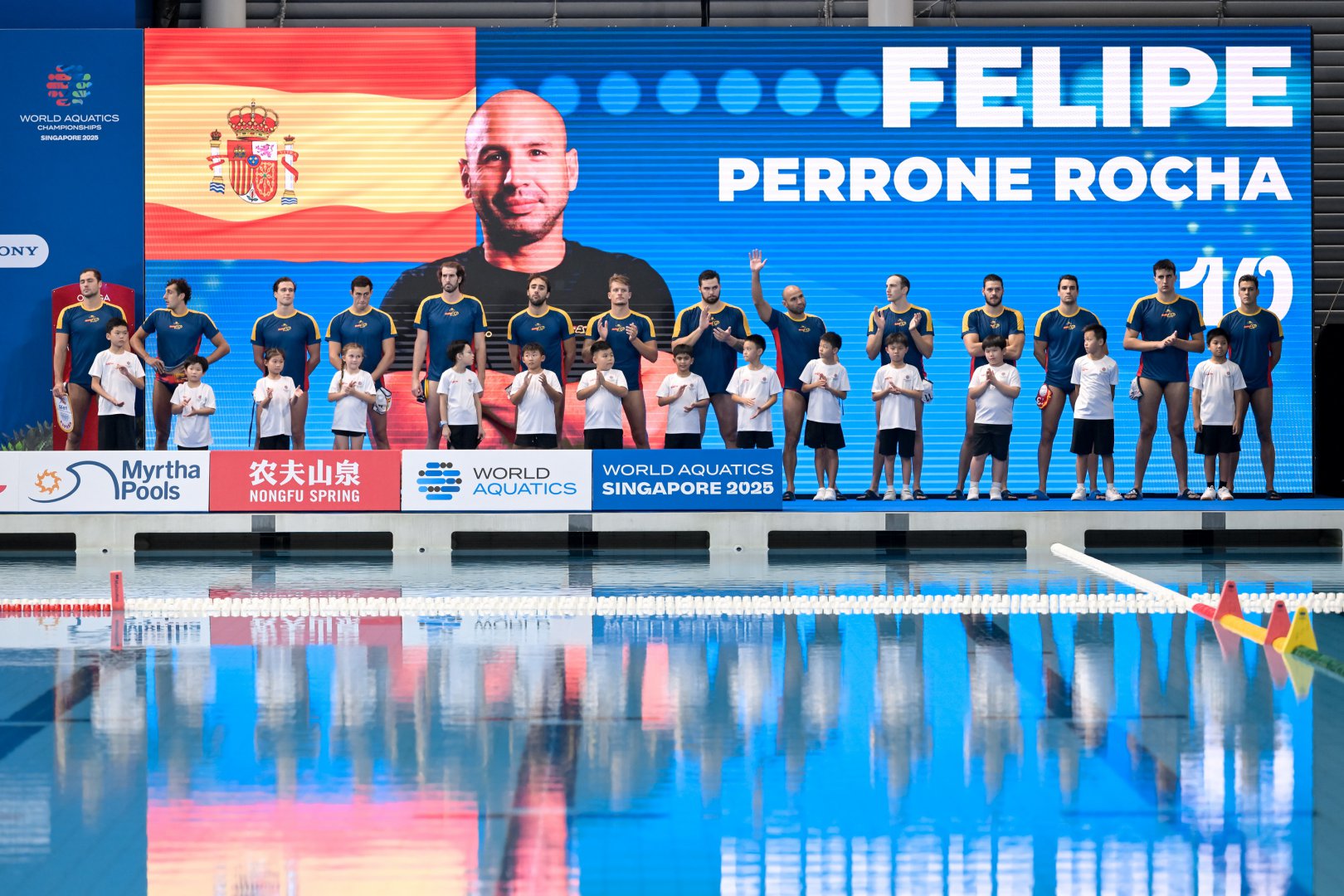 Selección Española de Waterpolo Masculina. Fuente:Andrea Masini/DBM Deepbluemedia/Insidefoto/Rfen