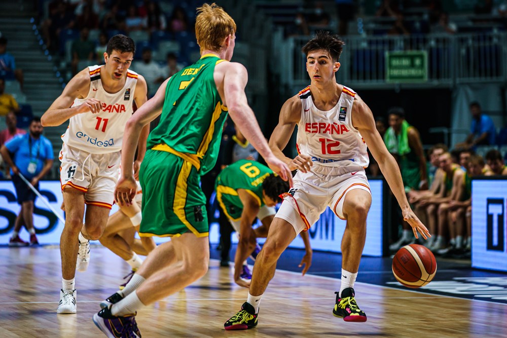 España vs Australia. Fuente: FIBA