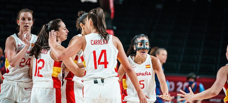 La selección española femenina de baloncesto en Tokio. Fuente: COE