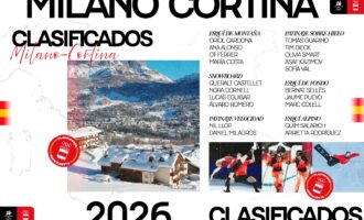20 españoles estarán en Milán-Cortina d'Ampezzo 2026