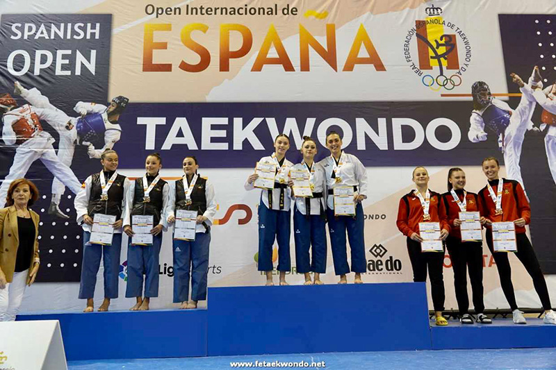 Podio taekwondo. Fuente: COE