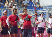 Diana de oro para Andrés Temiño, Yun Sánchez y Diego Conde en Taranto 2026