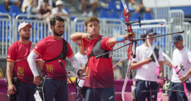 Diana de oro para Andrés Temiño, Yun Sánchez y Diego Conde en Taranto 2026