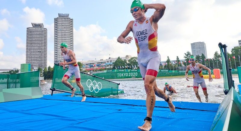 Gómez Noya y Mario Mola en Tokyo 2020. Fuente: COE