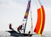 Los regatistas españoles en 49er y FX, más cerca de las medallas en Tokio