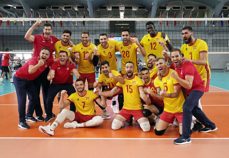 Selección Española Masculina de Voleibol. Fuente: COE