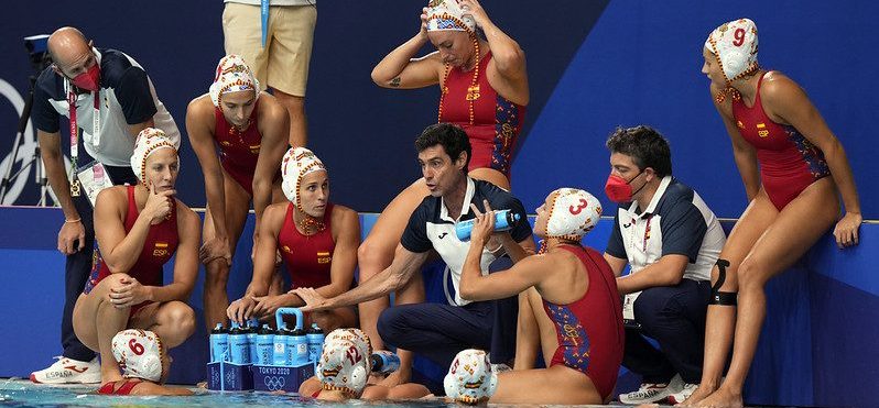 Selección española femenina de waterpolo. Fuente: COE