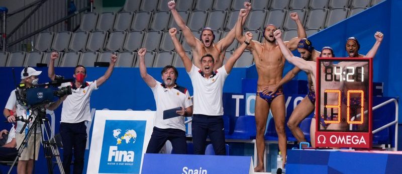 Selección Masculina Española de Waterpolo. Fuente: COE