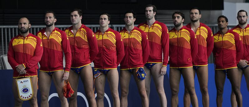 Selección española masculina de waterpolo. Fuente: COE