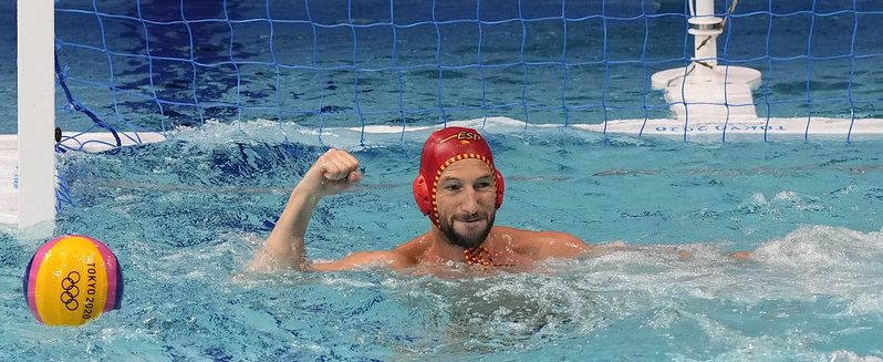 Selección Española Masculina de Waterpolo en Tokio. Fuente: COE