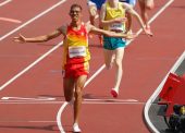 Yassine Ouhdadi, oro y récord de Europa en los 5.000 metros 